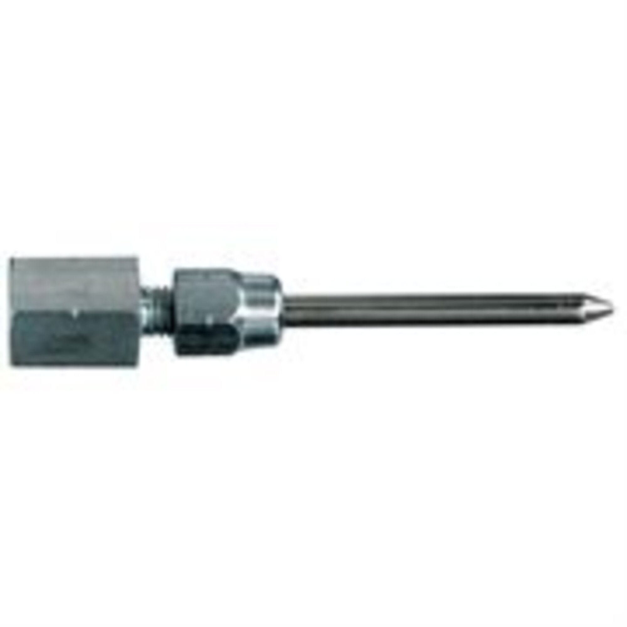 Lincoln Lubrication Grease Needle Nozzle — 2.76in. Length, Hardened Steel Tip, 1/8in. NPT, Model# LIN5803
